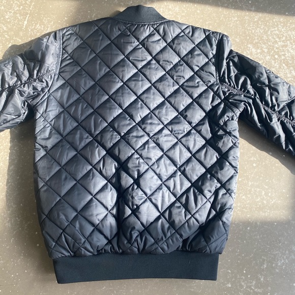 Adidas black puff/bomber jacket - Picture 2 of 5